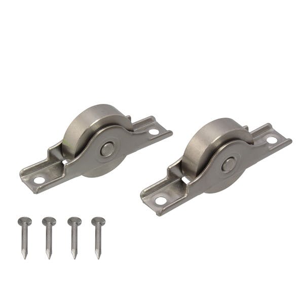 ハイロジック U-757 ステンレス戸車 30mm(平) 2個入(CDC)【別送品】