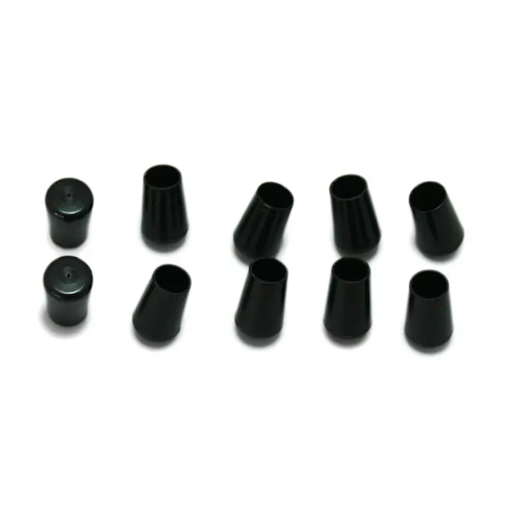 ハイロジック N-954 パイプキャップ 8mm 黒 10個入(CDC)【別送品】