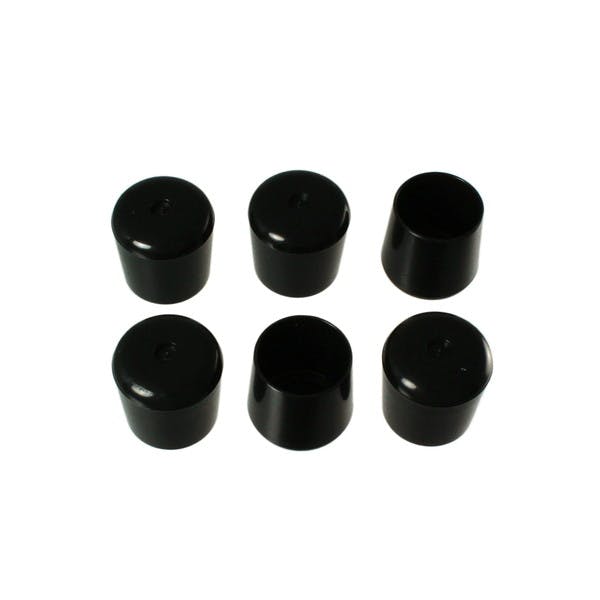 ハイロジック N-958 パイプキャップ 19mm 黒 6個入(CDC)【別送品】