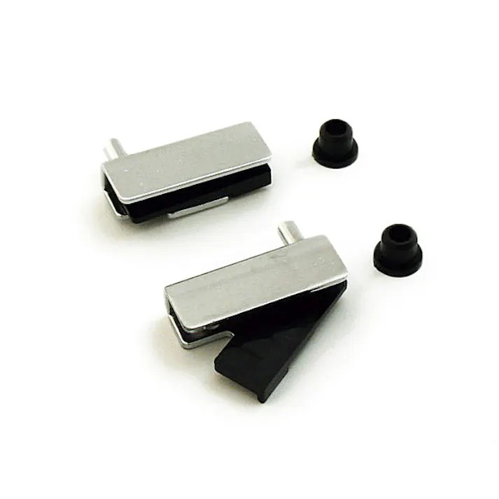 ハイロジック Z-965 ガラスヒンヂ クローム 2個入(CDC)【別送品】