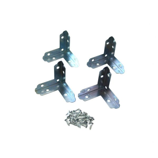 ハイロジック Q-019 ユニクロ三方面 38mm 4枚入(CDC) 補強金具 ハイロジック Q-019 ユニクロ三方面 38mm 4枚入(CDC) 補強金具
