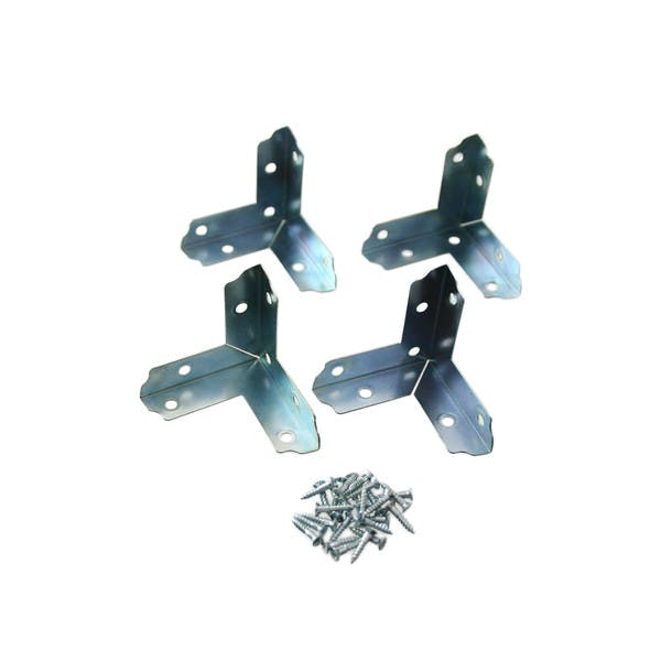ハイロジック Q-020 ユニクロ三方面 40mm 4枚入(CDC) 補強金具 ハイロジック Q-020 ユニクロ三方面 40mm 4枚入(CDC) 補強金具