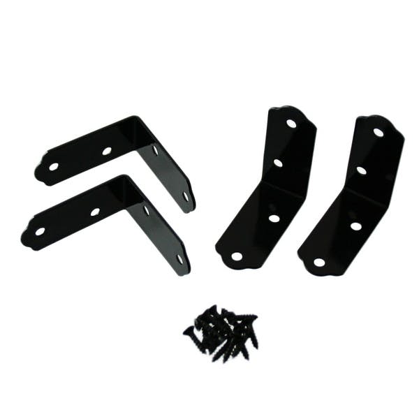 ハイロジック QY-054 カラー金折 37mm 黒色 4枚入(CDC)【別送品】