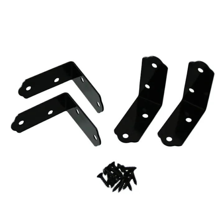 ハイロジック QY-054 カラー金折 37mm 黒色 4枚入(CDC)【別送品】