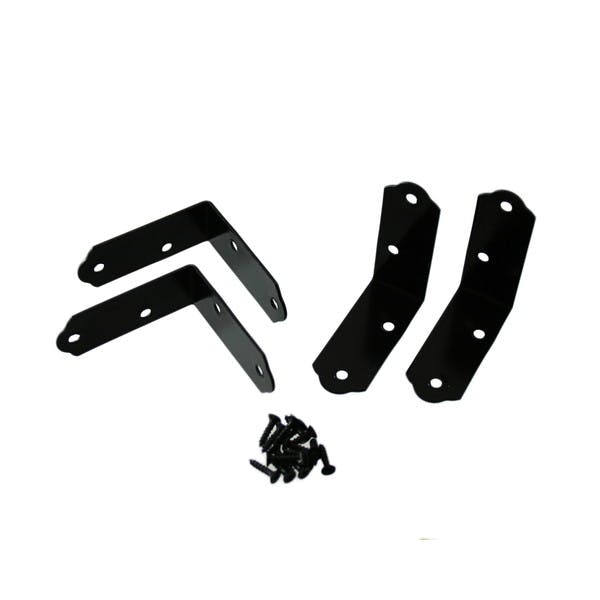 ハイロジック QY-055 カラー金折 45mm 黒色 4枚入(CDC)【別送品】