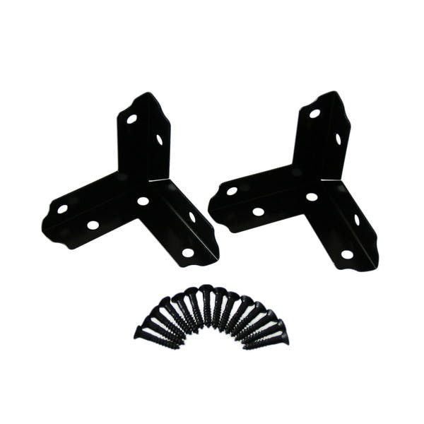 ハイロジック QY-066 カラー三方面 45mm 黒色 2枚入(CDC)【別送品】