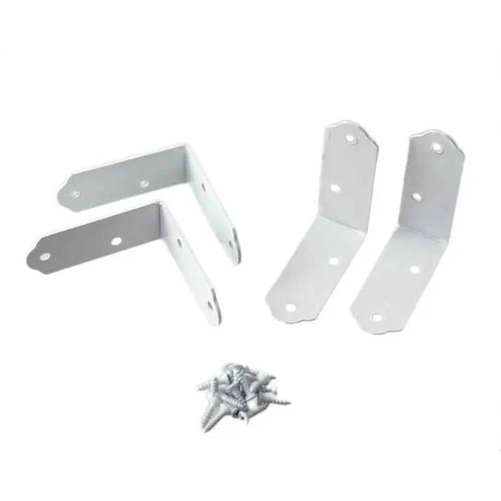 ハイロジック QY-075 カラー金折 45mm 白色 4枚入(CDC)【別送品】