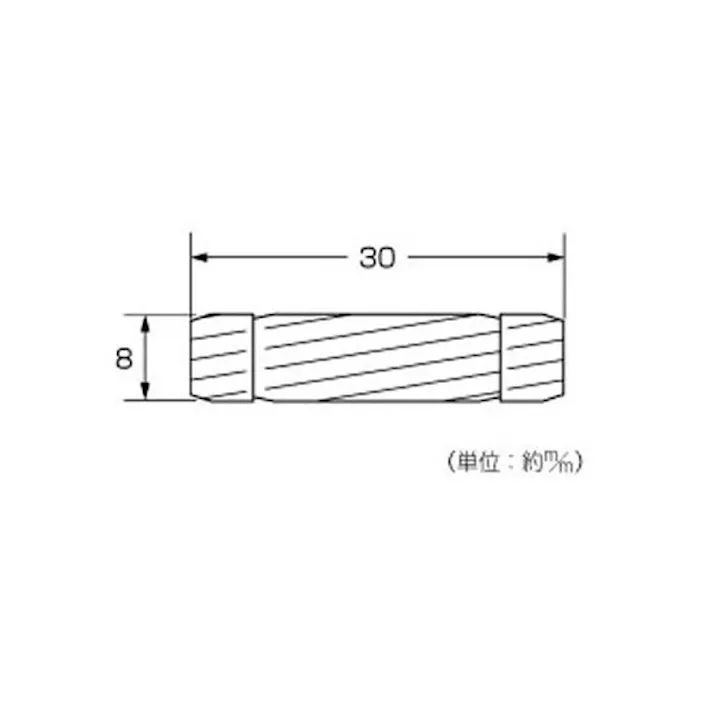 ハイロジック Z-173 木製ダボ 8×30mm 10個入(CDC)【別送品】