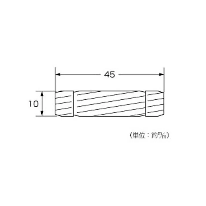 ハイロジック Z-174 木製ダボ 10×45mm 8個入(CDC)【別送品】