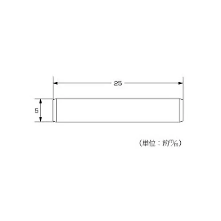 ハイロジック Z-506 差込ダボ ニッケル 5×25mm 4個入(CDC)【別送品】