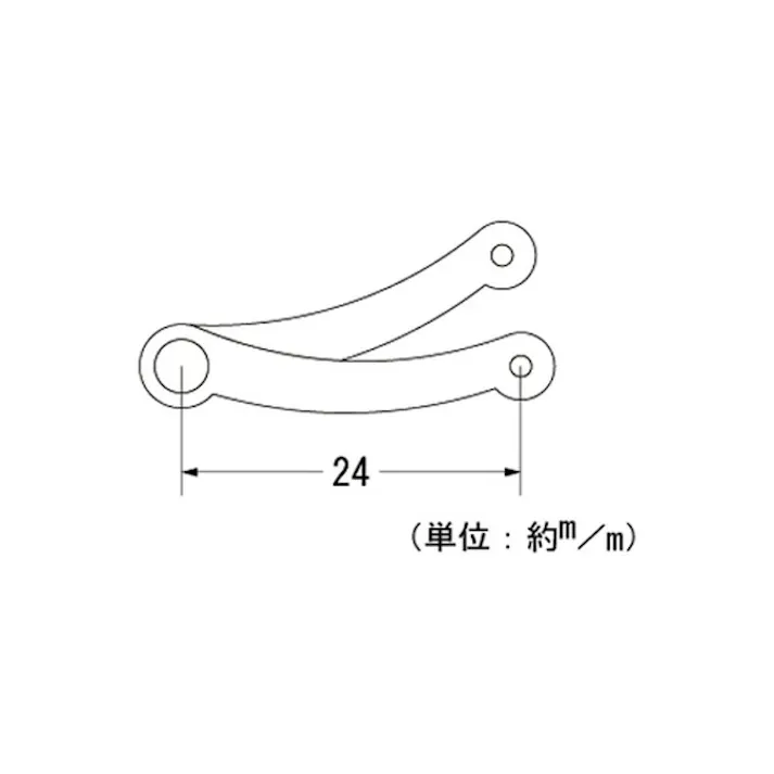 ハイロジック ZY-573 タスキ小ユニクロ P-48 2個入(CDC)【別送品】