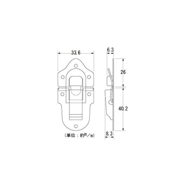 ハイロジック ZY-576 パッチン錠(大) 1個入(CDC)【別送品】 | ねじ