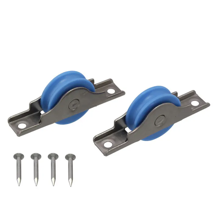 ハイロジック 72591 LP戸車 ステン枠 30mm(丸) 2個入(CDC)【別送品】