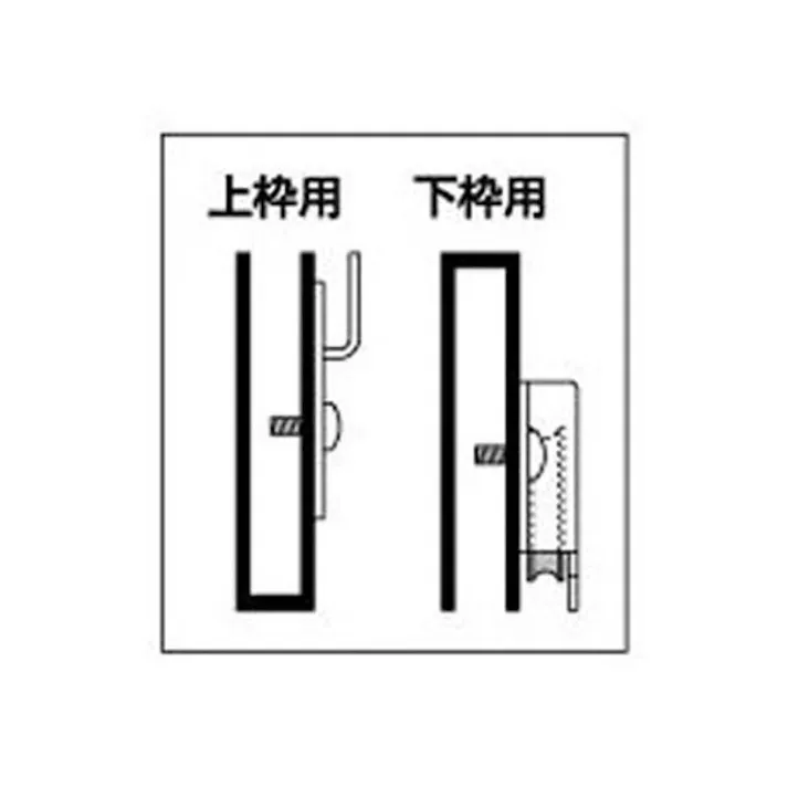 ハイロジック 94498 網戸用取替戸車 3P-D型 2個(CDC)【別送品】