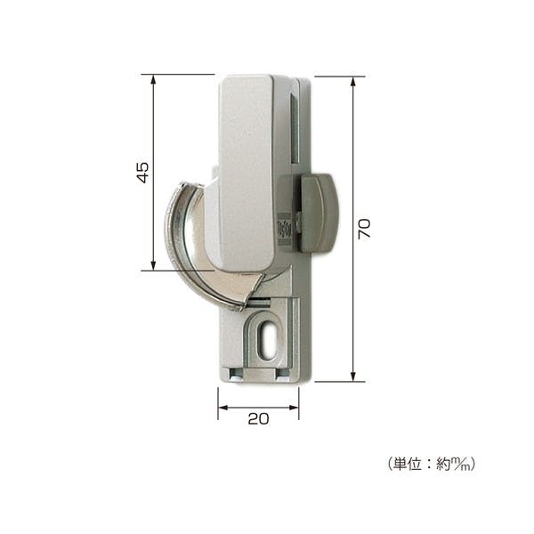 ハイロジック 94722 AAAZC08L アトモスⅡクレセント(小)シルバー T22(CDC)【別送品】 | リフォーム用品 |  ホームセンター通販【カインズ】