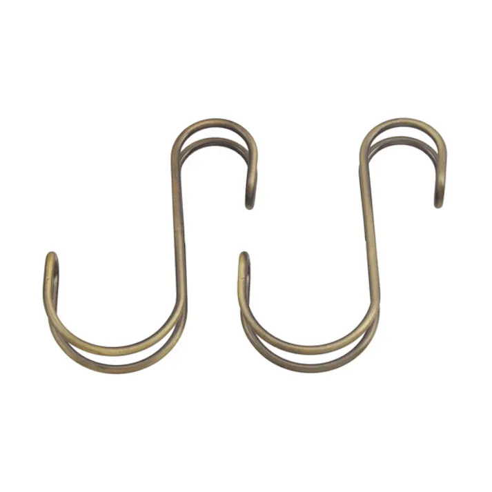 ハイロジック TQOOL 横ブレ安定S字フック 小 65mm ゴールド 2本入(CDC)【別送品】
