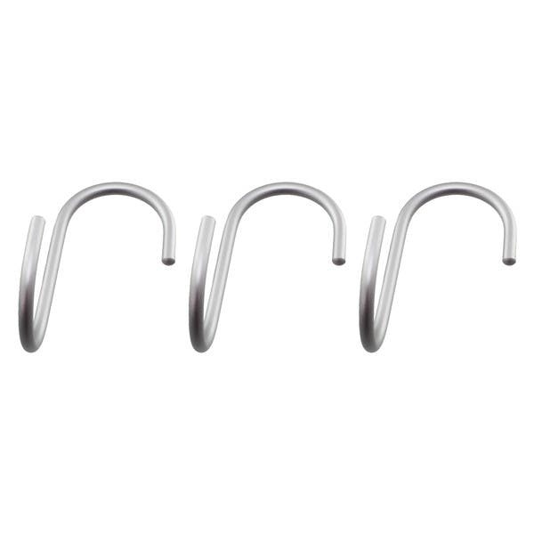 ハイロジック 95366 アルミ直角Sフック 中 シルバー 3本入(CDC)【別送品】