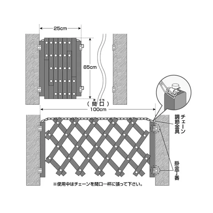 ハイロジック 96301 ベビーフェンス トオリャンセ 1組入(CDC)【別送品】