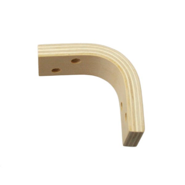 ハイロジック 98090 木ノ棚受 無塗装 80×80mm 1本入(CDC)【別送品】