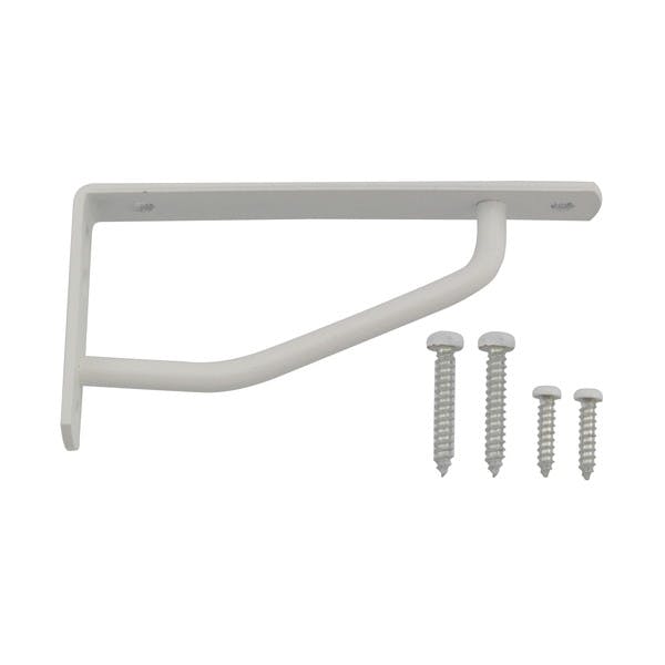 ハイロジック カラースレンダー棚受 90×45mm ホワイト(CDC)【別送品】