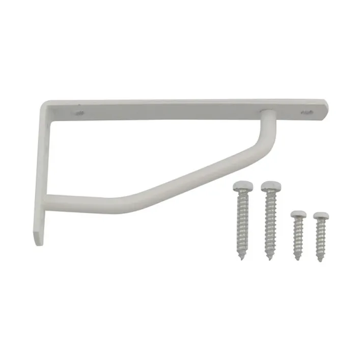 ハイロジック カラースレンダー棚受 90×45mm ホワイト(CDC)【別送品】