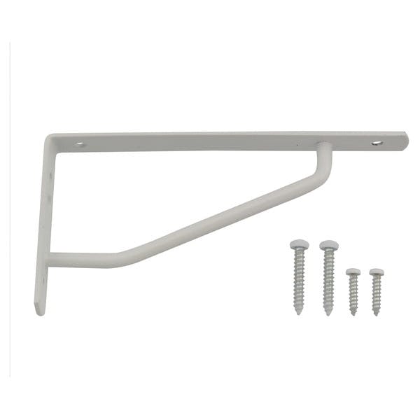 ハイロジック カラースレンダー棚受 120×60mm ホワイト(CDC)【別送品】