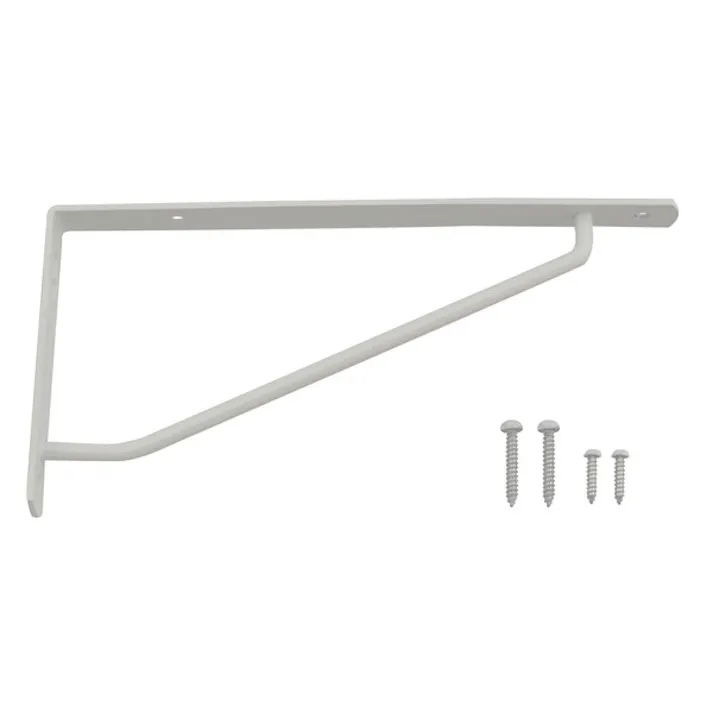 ハイロジック カラースレンダー棚受 180×90mm ホワイト(CDC)【別送品】