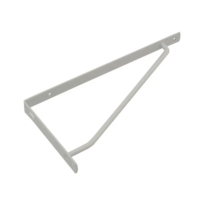 ハイロジック カラースレンダー棚受 240×120mm ホワイト(CDC)【別送品】