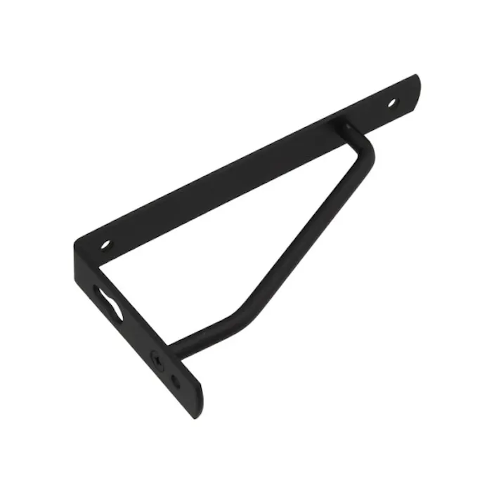 ハイロジック カラースレンダー棚受 120×60mm ブラック(CDC)【別送品】