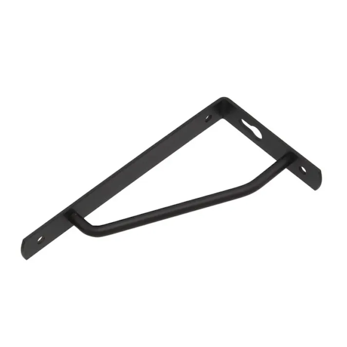 ハイロジック カラースレンダー棚受 120×60mm ブラック(CDC)【別送品】