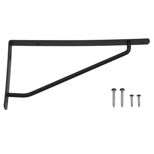 ハイロジック カラースレンダー棚受 180×90mm ブラック(CDC)【別送品】