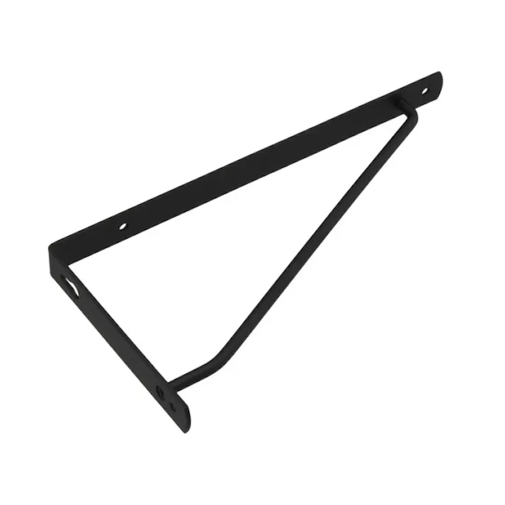 ハイロジック カラースレンダー棚受 210×105mm ブラック(CDC)【別送品】