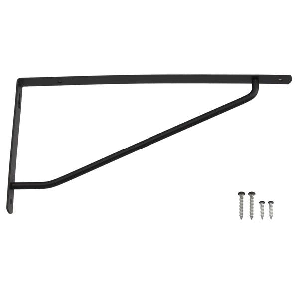 ハイロジック カラースレンダー棚受 240×120mm ブラック(CDC)【別送品】