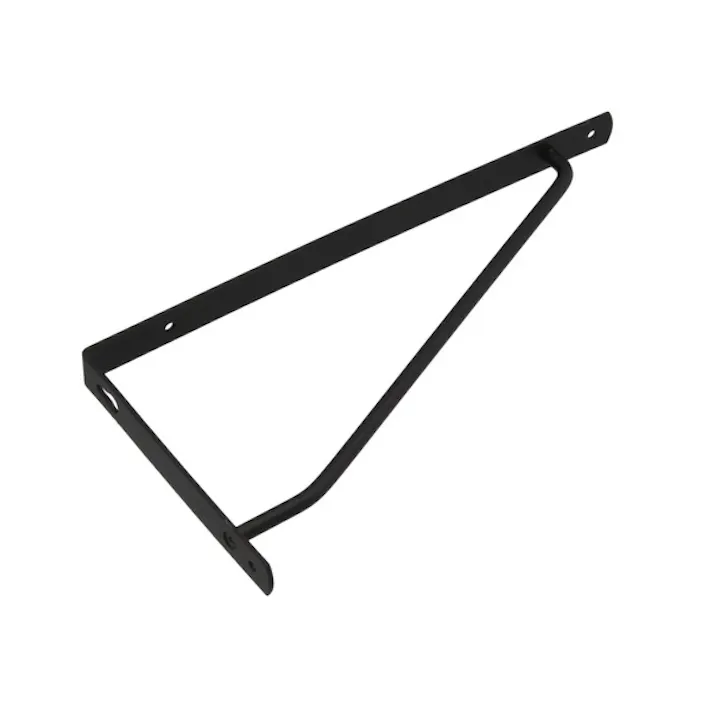 ハイロジック カラースレンダー棚受 240×120mm ブラック(CDC)【別送品】