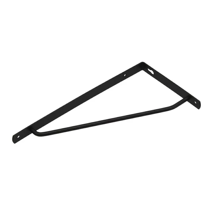 ハイロジック カラースレンダー棚受 240×120mm ブラック(CDC)【別送品】