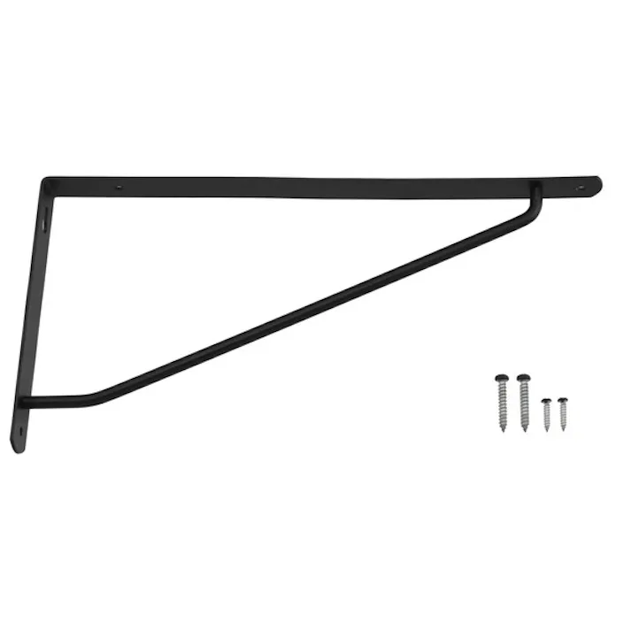 ハイロジック カラースレンダー棚受 270×135mm ブラック(CDC)【別送品】