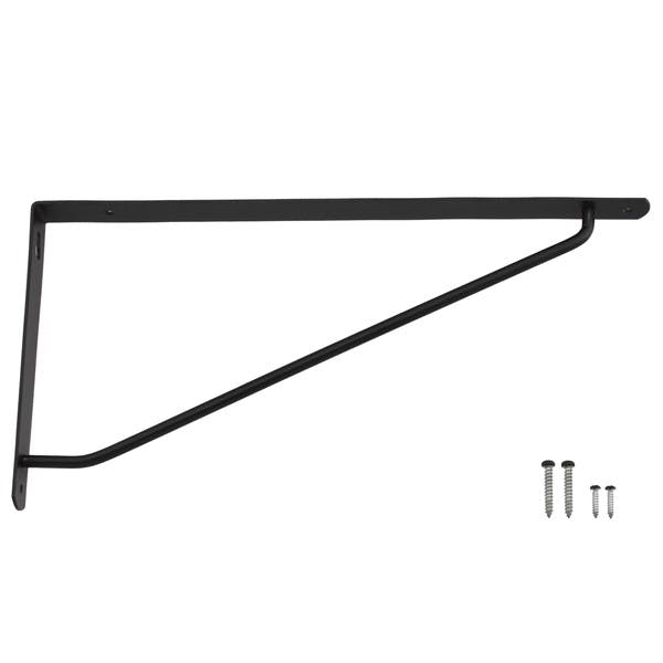 ハイロジック カラースレンダー棚受 300×150mm ブラック(CDC)【別送品】