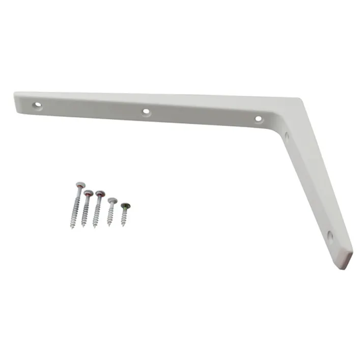 ハイロジック 98175 アルミ棚受 200×300mm ホワイト 1本入(CDC)【別送品】