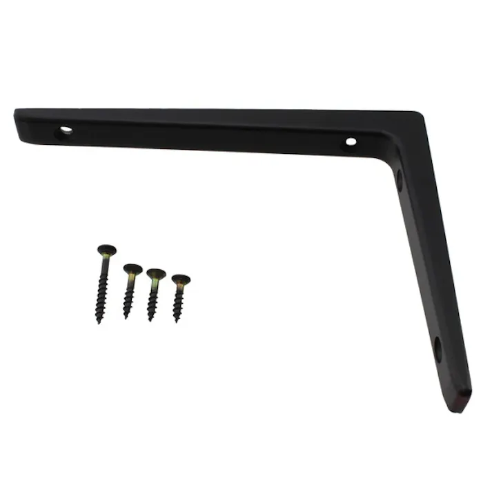 ハイロジック 98178 アルミ棚受 150×200mm ブラック 1本入(CDC)【別送品】