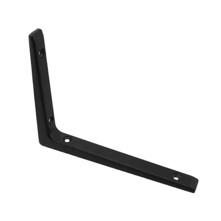 ハイロジック 98178 アルミ棚受 150×200mm ブラック 1本入(CDC)【別送品】