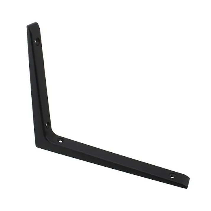 ハイロジック 98179 アルミ棚受 200×250mm ブラック 1本入(CDC)【別送品】