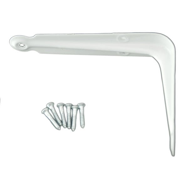 ハイロジック 98249 ホワイト棚受 75mm×100mm 1本入(CDC)【別送品】