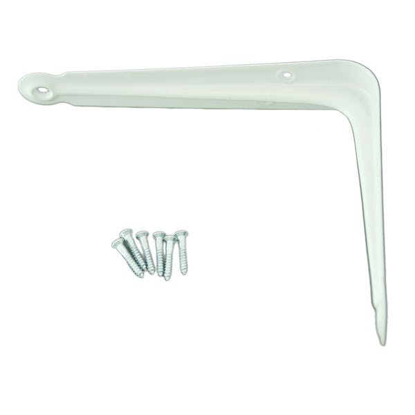 ハイロジック 98250 ホワイト棚受 100mm×125mm 1本入(CDC)【別送品】