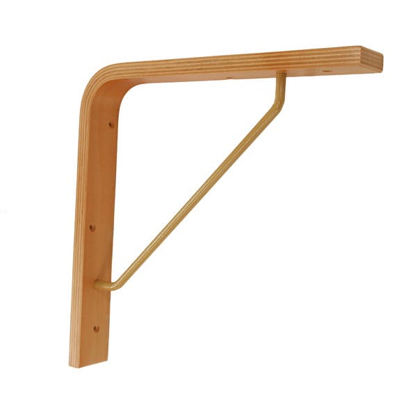 ハイロジック 98302 木ノ棚受2型 塗装 290×290mm 1本入(CDC)【別送品】