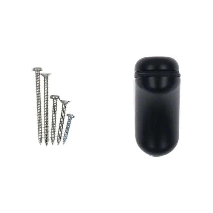 ハイロジック 98315 棚グリップA型 黒艶消 1個入(CDC)【別送品】