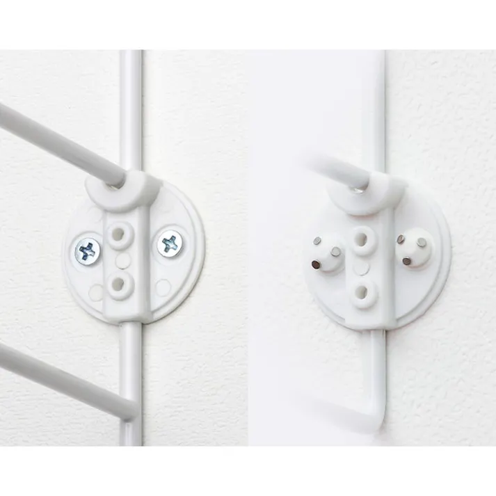 ハイロジック TQOOL 石膏ボード&木壁につけられる奥行15cmのシェルフ ワイヤーシェルフ ショート ブラック 1個入り 98481(CDC)【別送品】