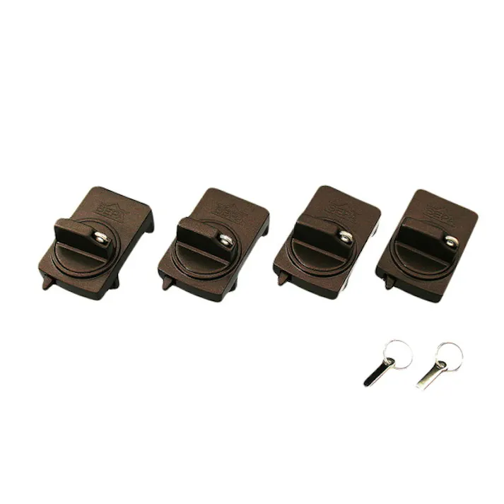 ヒナカ製作所 165-U キー付戸ジマリクン 4P 6本キー(CDC)【別送品】