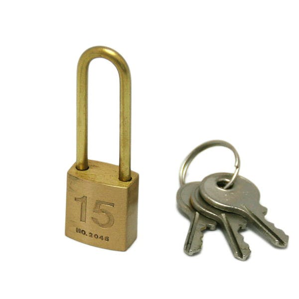 ヒナカ製作所 2045D シリンダーツル長錠15mm 3本キー(CDC)【別送品】