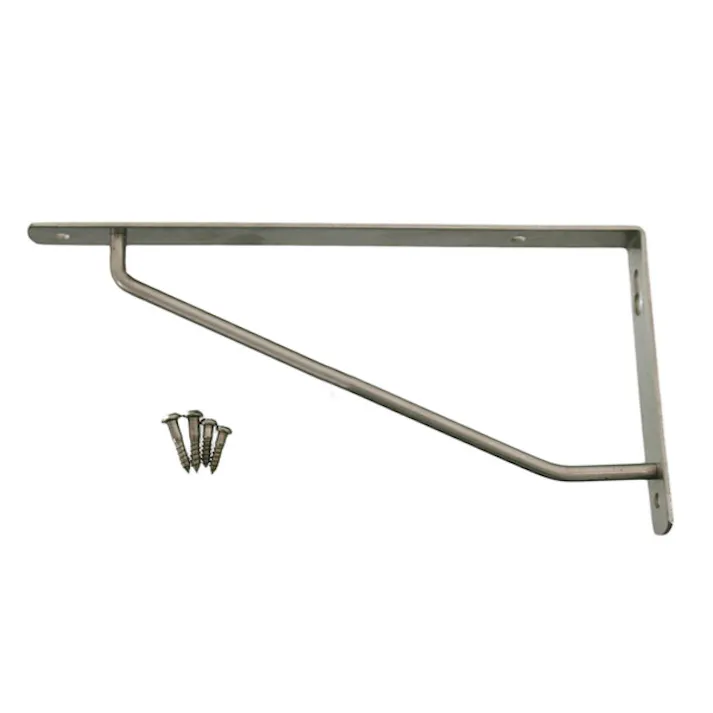 ハイロジック 98124 ステンスレンダー棚受 90mm×180mm 1本入(CDC)【別送品】