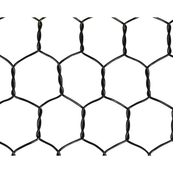 吉田隆 ビニール亀甲金網 0.85x16 450mmx1M ブラック(CDC) 建築素材 吉田隆 ビニール亀甲金網 0.85x16 450mmx1M ブラック(CDC) 建築素材